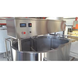 Inox Kettle for hard cheese open type